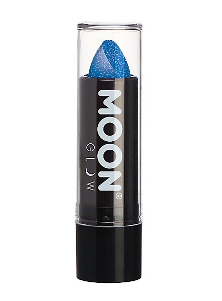 Moon Glow Neon UV Glitzer Lippenstift blau