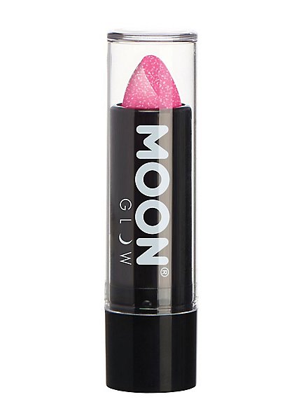 Moon Glow Rouge à lèvres néon UV pailleté rose