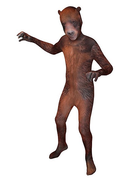 Morphsuit Børn Grizzlybjørn Heldragt Kostume