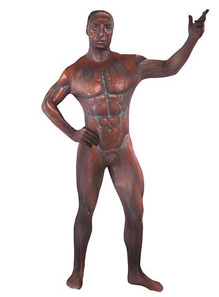 Morphsuit bronze statue full body costume