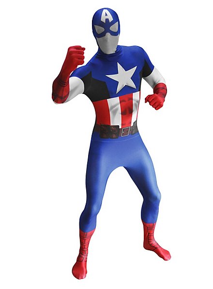 Morphsuit Captain America Full Body Costume