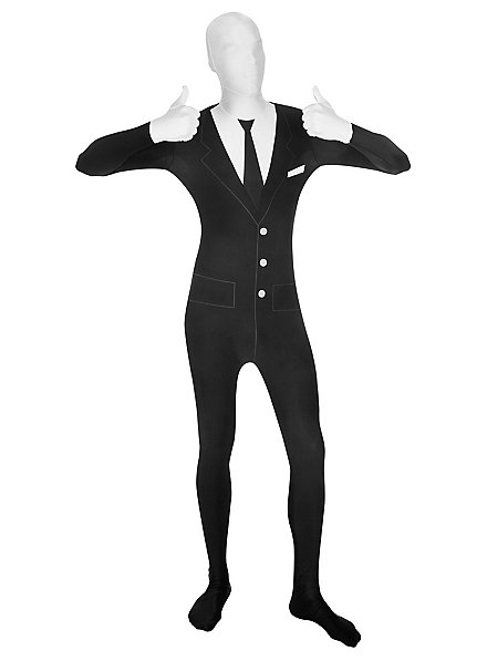 Morphsuit costume avec cravate Déguisement intégral