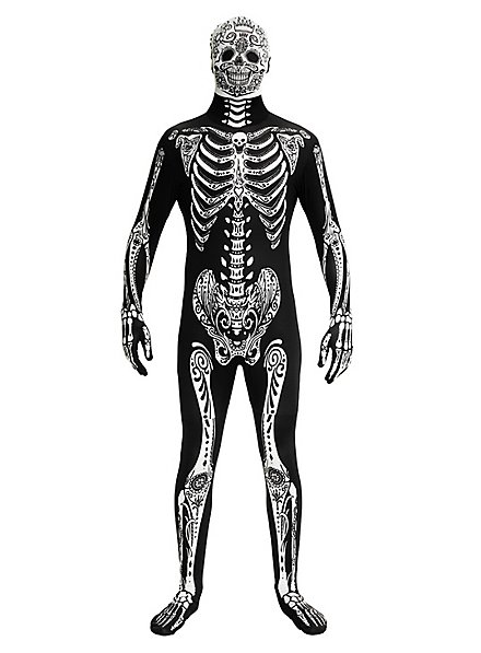 Morphsuit Day Of The Dead full body costume