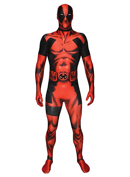contant geld Farmacologie Dankbaar Morphsuit Deadpool Full Body Costume - maskworld.com