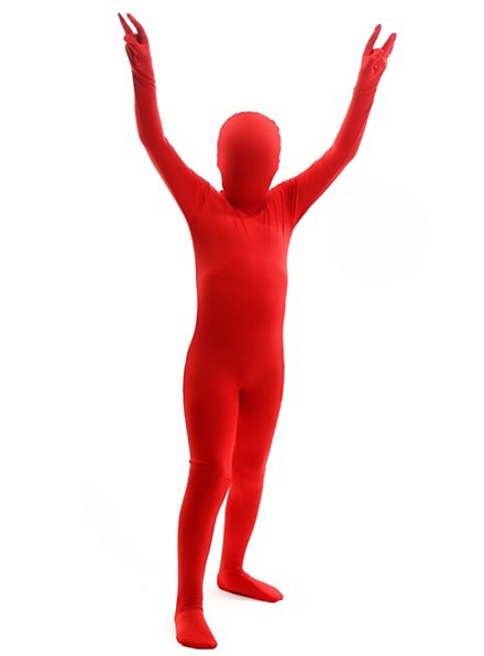 Morphsuit Kids red Full Body Costume
