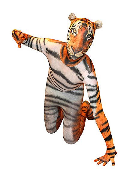 Morphsuit Kinder Tiger Ganzkörperkostüm