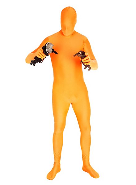Morphsuit orange Déguisement intégral