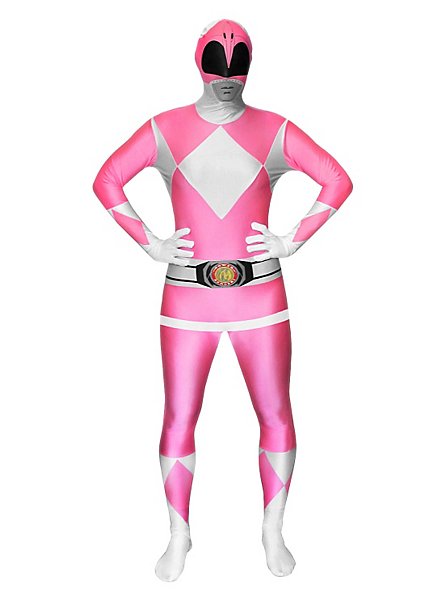 Morphsuit Pink Power Ranger Full Body Costume - maskworld.com