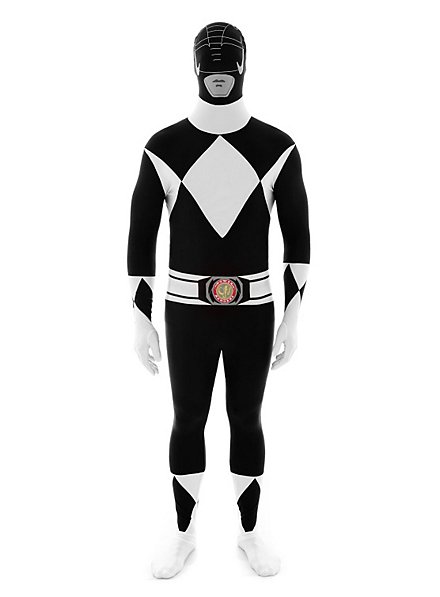 Morphsuit Schwarzer Power Ranger Ganzkörper-Kostüm Karneval Fasching