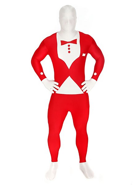 Morphsuit Smoking Rød Heldragt Kostume