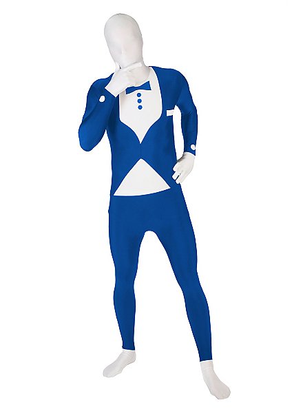 Morphsuit Tuxedo blue Full Body Costume