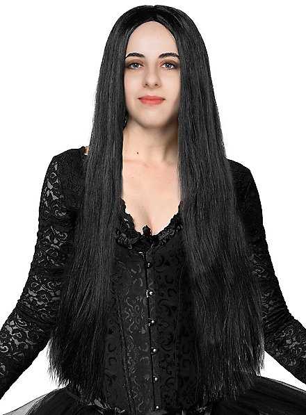 Morticia wig maskworld