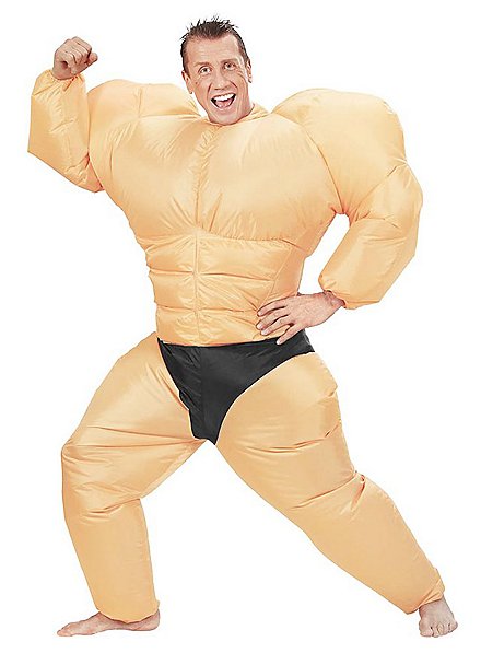 Muscleman inflatable costume