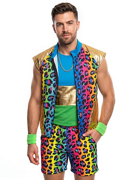 Neon-luipaardlook voor mannen