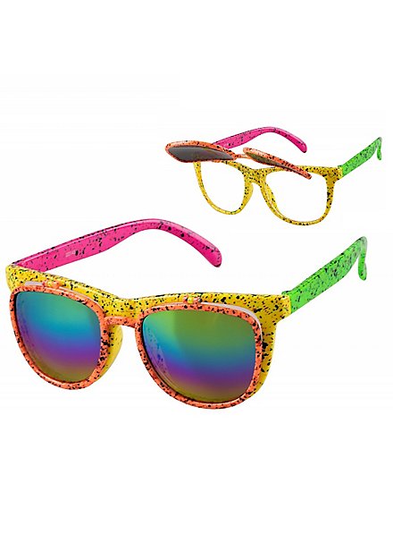 Neon party glasses fold up