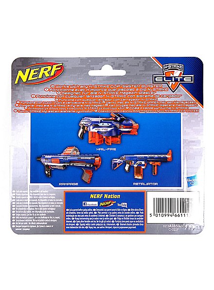 NERF - N-Strike Elite Clip System Darts 12-Dart Pack - maskworld.com
