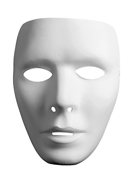 Neutral mask face man