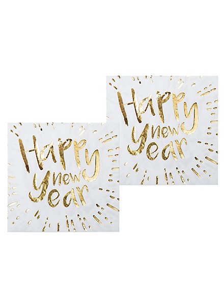 New Year's Eve napkins 12 pieces