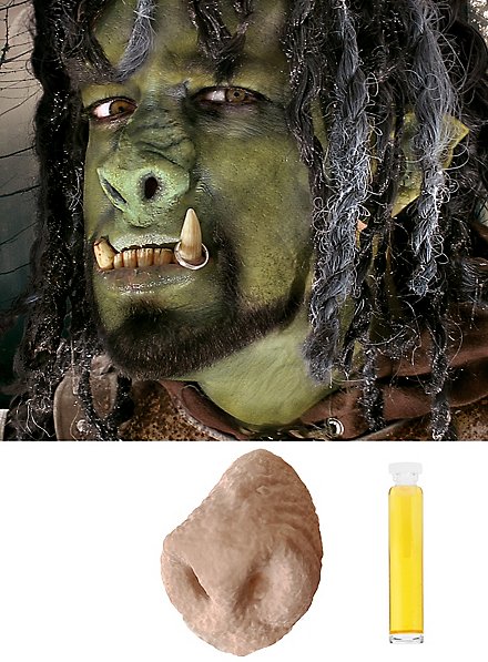Nez d'Orc Nez de personnage haut de gamme en latex