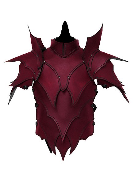 Night Elf Leather Armour red 