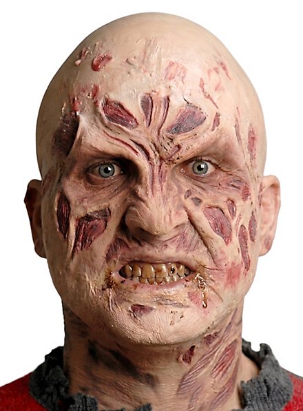 Nightmare Maske aus Latex zum Ankleben