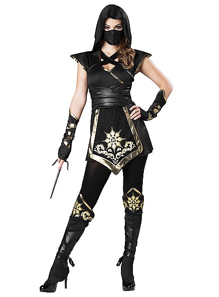 Ninja fighter costume, female