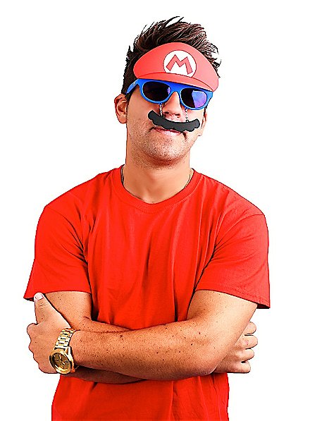 Occhiali da festa Sun Staches Mario