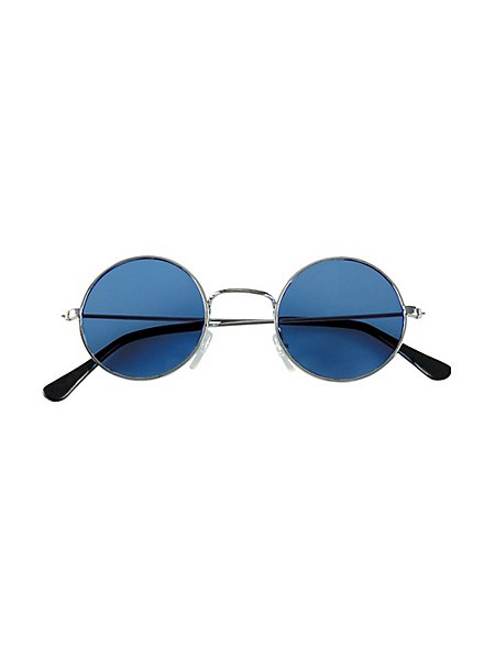 Occhiali hippie blu