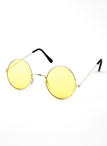 Occhiali hippie gialli