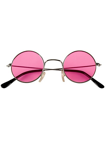 Occhiali hippie rosa