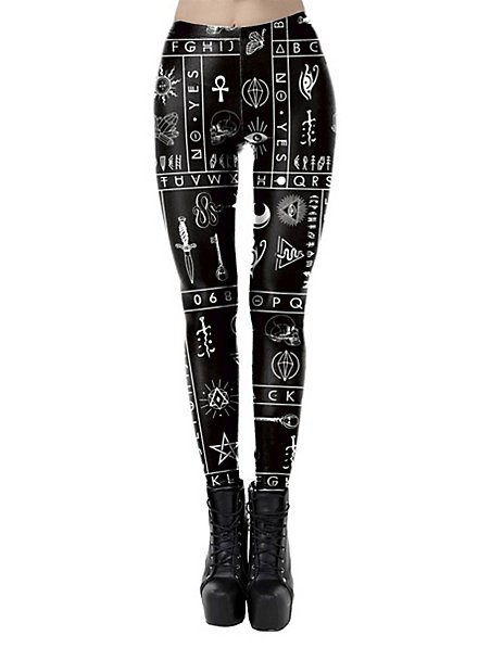 Occult Print Leggings - maskworld.com