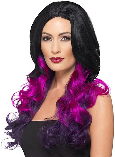 Ombré Hair Perruque synthétique violette