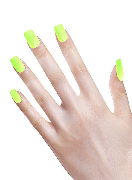 Ongles Ombre vert fluo