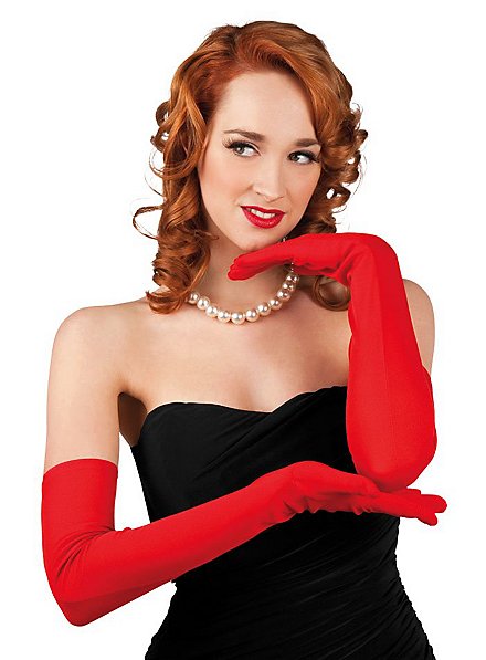 Opera Gloves red