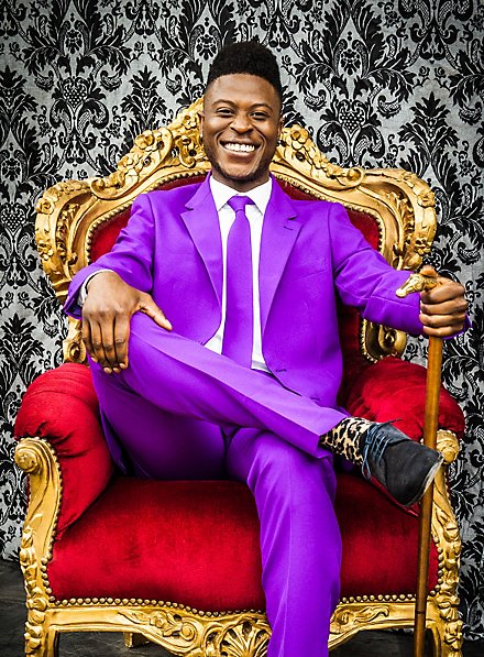 OppoSuit Costume da principe viola