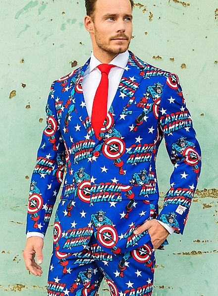 Capitan America Vestito Supereroina OppoSuits Costume Marvel - Main Image