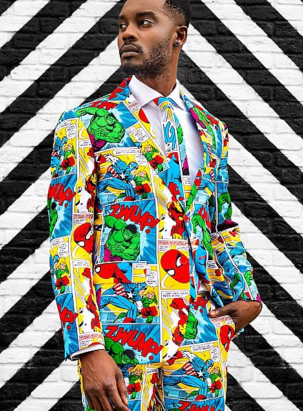 OppoSuits Marvel Comic Book Jakkesæt