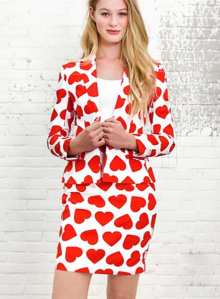 OppoSuits Queen of Hearts ladies suit