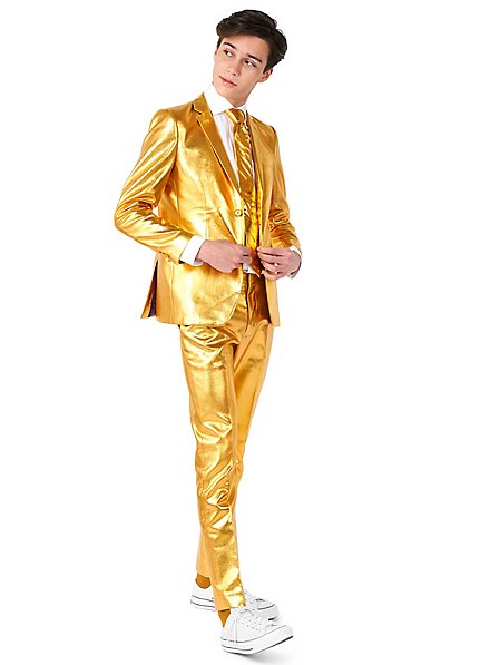 OppoSuits Teen Groovy Gold Anzug für Jugendliche