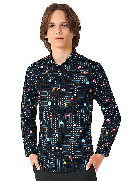OppoSuits Teen Pac-Man Hemd für Jugendliche