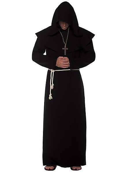 Ordensbruder Kostüm schwarz