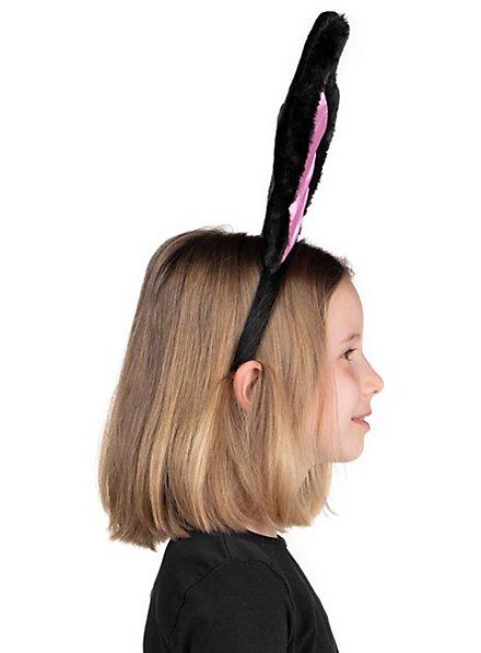Rubber Johnnies Fascia Con Orecchie Da Coniglio – Nera, Taglia Unica, Accessorio Divertente Per Feste E Travestimenti - 3