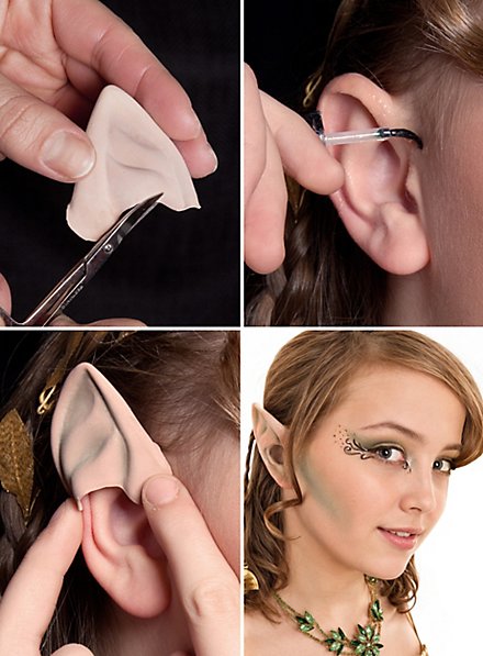 Orecchie Da Elfo In Lattice Con Adesivo - Per Costumi E Travestimenti, Effetto Naturale - Foto 12