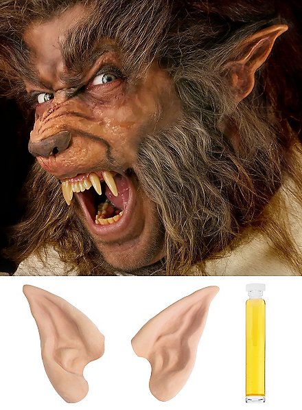 Orejas De Látex Hombre Lobo