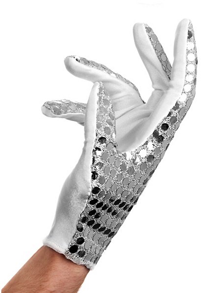 Pailetten Handschuh M.J Michael Jackson Verkleidung Karnevalshandschuh 