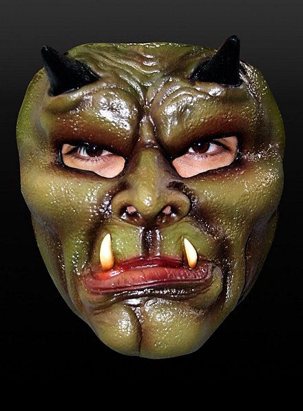 Orkmaske Maske aus Latex