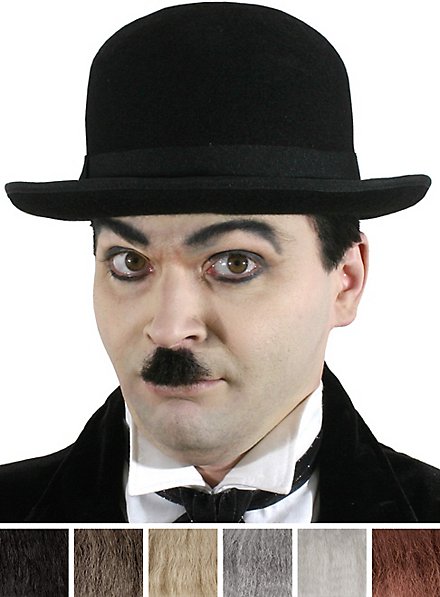 Overskæg Charlie - Professionelt Overlæbeskæg Med Ægte Hår Andel