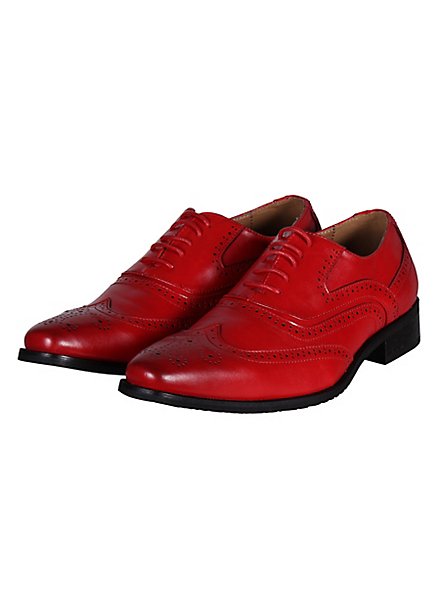 Oxford men's shoe red