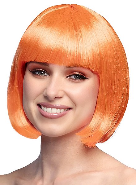 Pagenschnitt orange Perücke