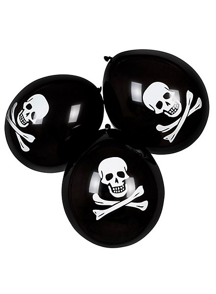 Palloncini bandiera pirata 6 pezzi